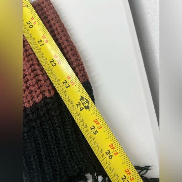 Trendy Treads  Multicolored Striped Distressed Sweater , V Neck Size 2X - Picture 8 of 10